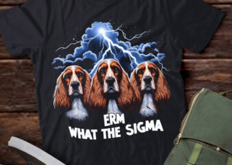 LT-P2 Funny Erm The Sigma Ironic Meme Quote Cocker Spaniels Dog