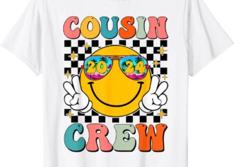 Cousin Crew 2024 Family Summer Vacation Beach Sunglasses T-Shirt