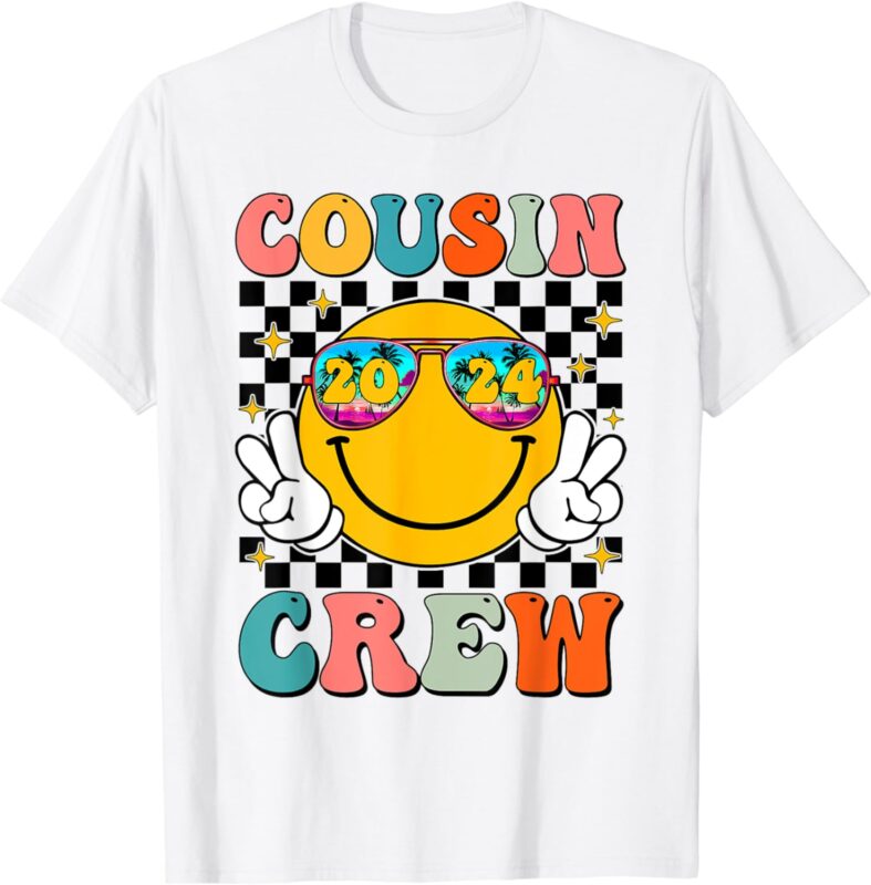 Cousin Crew 2024 Family Summer Vacation Beach Sunglasses T-Shirt