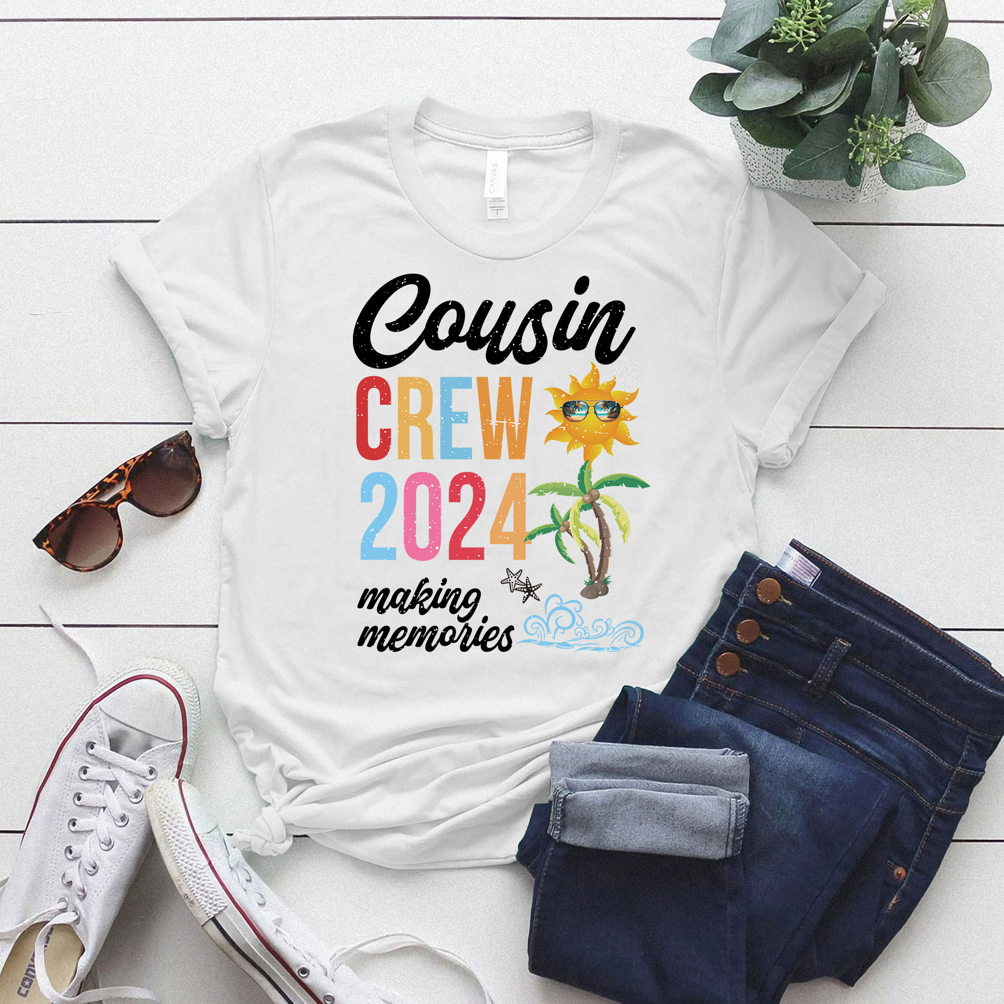 Cousin Crew 2024 Summer Vacation Beach, Family 2024 Cousin Crew LTSD ...