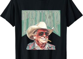 Cowboy Western Make America Great Trump Daddy T-Shirt