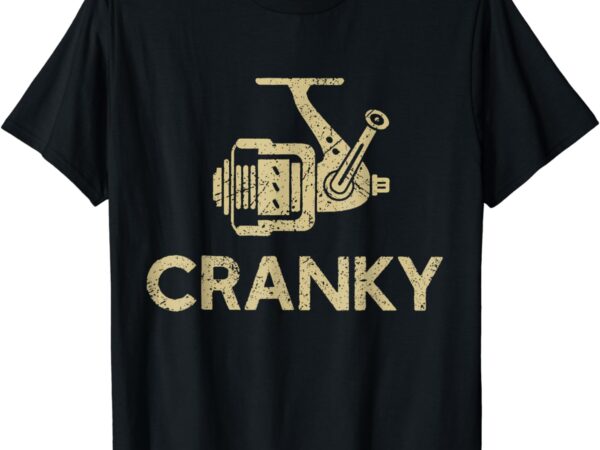 Crankbait fishing lure – cranky funny ideas for fishing t-shirt