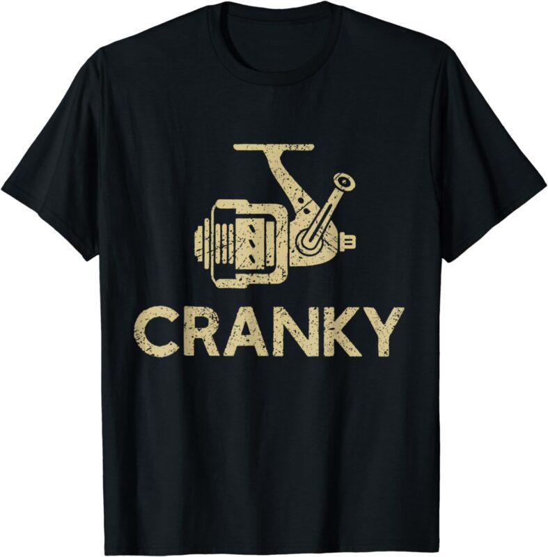 Crankbait Fishing Lure – Cranky Funny Ideas For Fishing T-Shirt