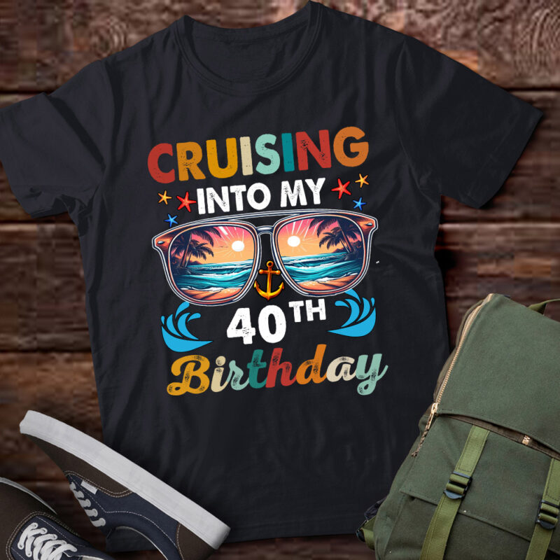 Cruising Into My 40th Birthday, Birthday Cruise, Birthday Gift Birthday Party, Cruise Trip LTSD