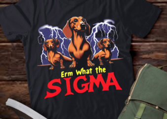 LT-P2 Funny Erm The Sigma Ironic Meme Quote Dachshunds Dog