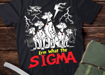 LT-P2 Funny Erm The Sigma Ironic Meme Quote Dalmatians Dogs t shirt vector graphic