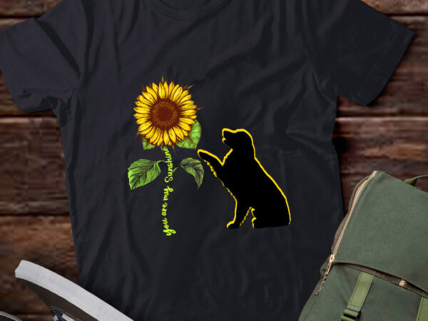 Dog sunflower, dog flower, dog art, dog sunshine t-shirt ltsp