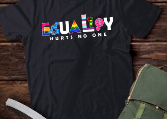 Equality Hurts No One, Equal Rights, Black Lives Matter, Social Justice, Human Rights, Anti Racism, Gay Pride, LGBT LTSD vector clipart