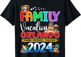 Family Vacation Orlando 2024 Holiday Summer Matching Group T-Shirt