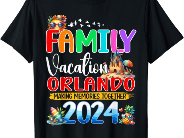 Family vacation orlando 2024 holiday summer matching group t-shirt