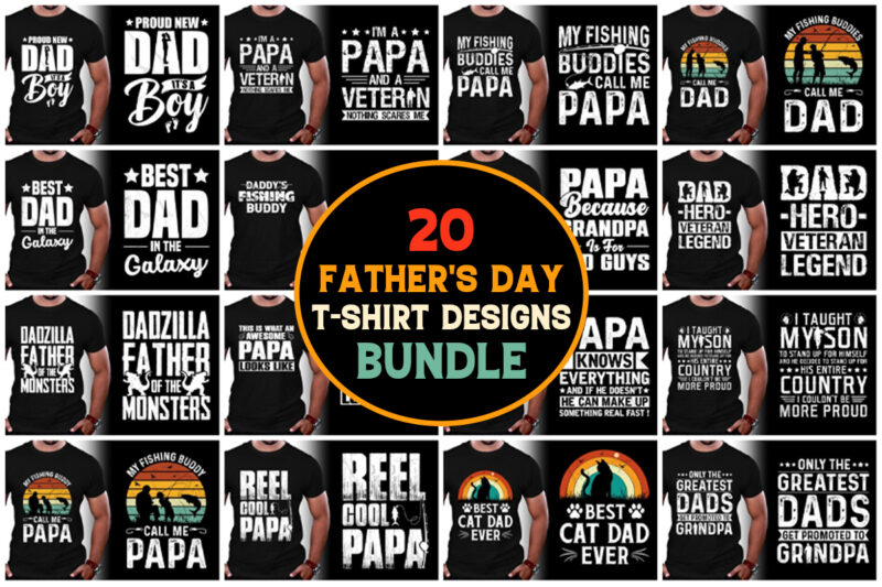 Father’s Day T-Shirt Design Bundle