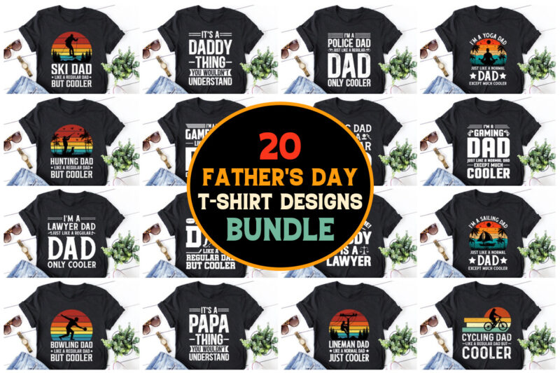 Father’s Day T-Shirt Design Bundle