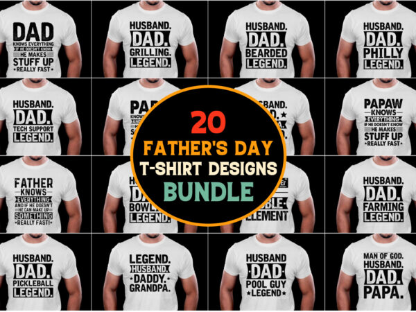 Father’s day t-shirt design bundle