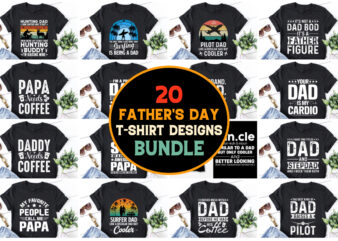 Father\’s Day T-Shirt Design Bundle 4