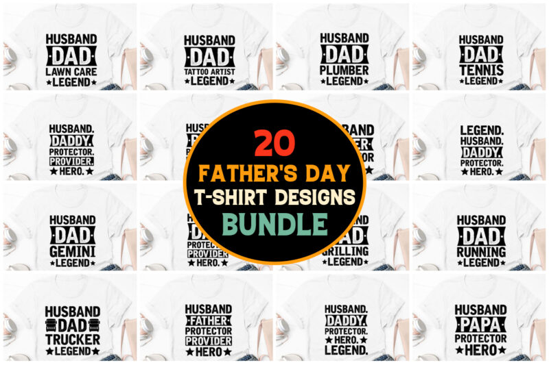 Father’s Day T-Shirt Design Bundle