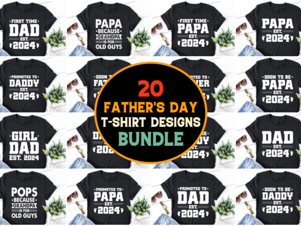 Father’s day t-shirt design bundle