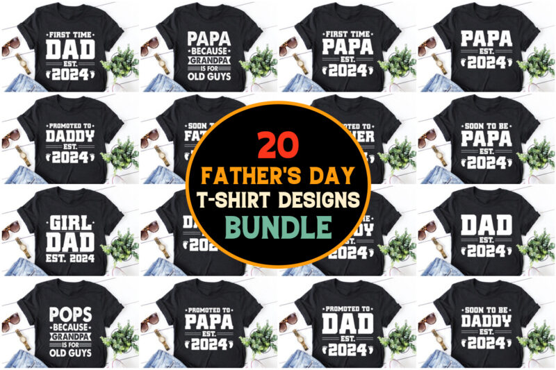 Father’s Day T-Shirt Design Bundle