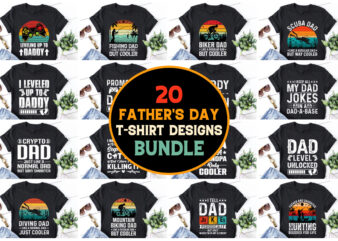 Father’s Day T-Shirt Design Bundle