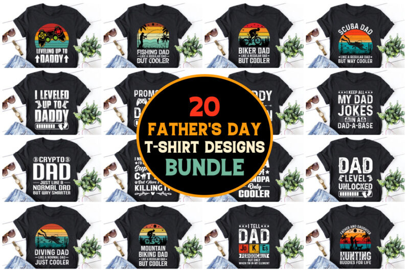 Father’s Day T-Shirt Design Bundle