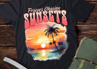 Forever Chasing Sunsets, Sunset Ombre Beach, Summer Vacation Travel LTSD