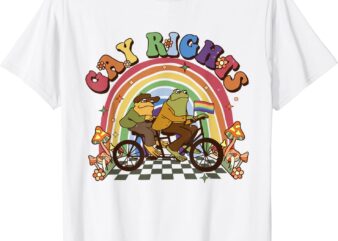 Funny Frog Gay Rights LGBT Rainbow Frog Toad Pride LGBTQ T-Shirt