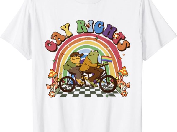 Funny frog gay rights lgbt rainbow frog toad pride lgbtq t-shirt