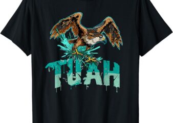 Funny Hawk Tuah Guy Spit Joke Wet That Thang Splash Down T-Shirt