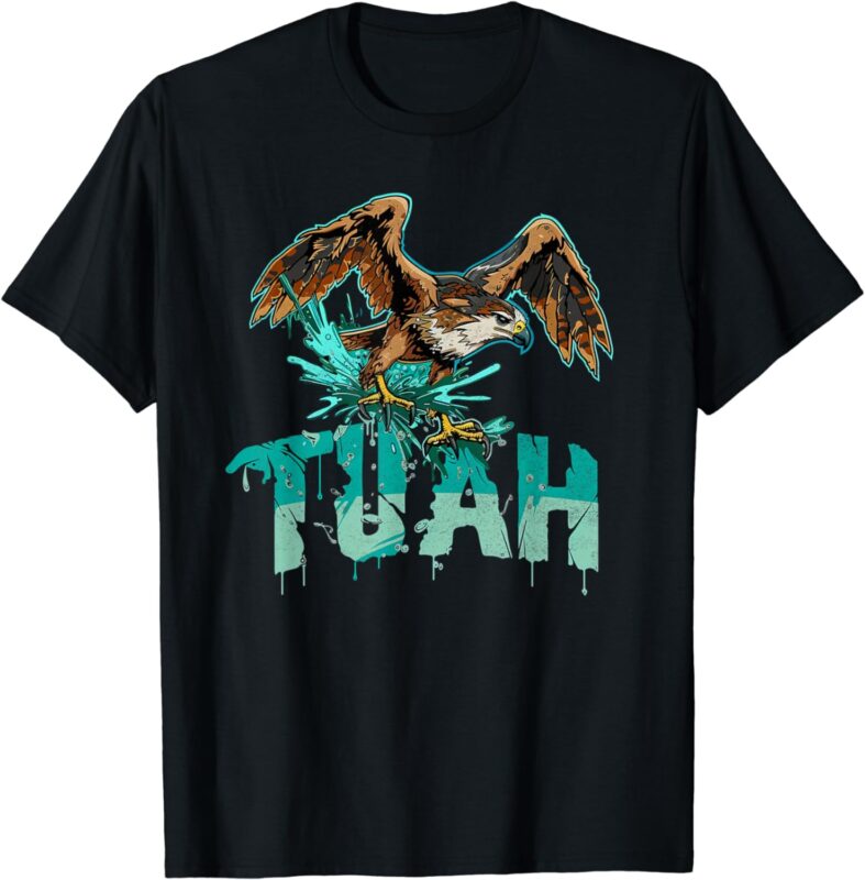 Funny Hawk Tuah Guy Spit Joke Wet That Thang Splash Down T-Shirt