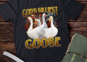 God’s Silliest Goose Funny Goose Sarcastic Vintage 90s T-Shirt, Retro 80s Silly Goose Shirt, Funny Retro God Shirt, Unisex Tee LTSD