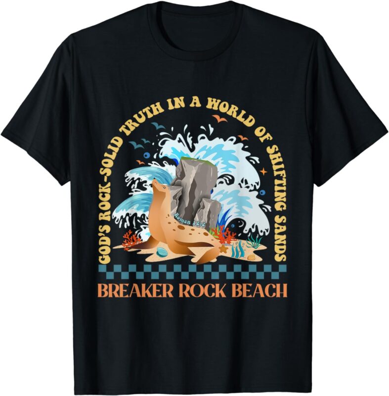 God’s Rock-Solid Breaker Rock Beach VBS 2024 Christian T-Shirt