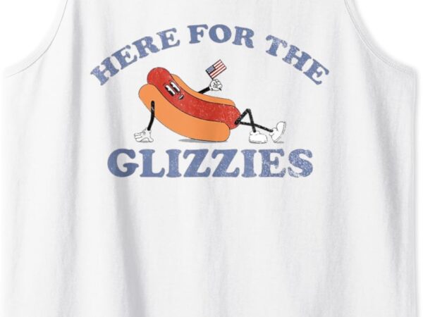 Here for the glizzies 4th of july 2024 graphic t shirt