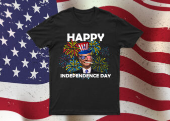 Happy independence day joe biden edition | funny independence day t-shirt design for sale | all files | easy to use