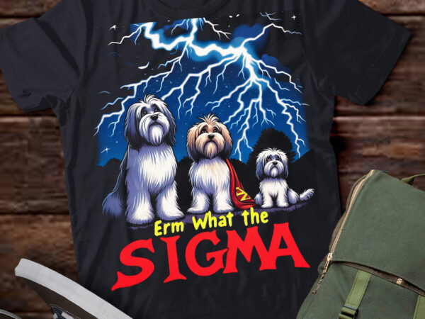 Lt-p2 funny erm the sigma ironic meme quote havanese dog t shirt vector graphic