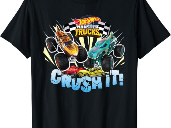 Hot wheels monster trucks – crush it t-shirt