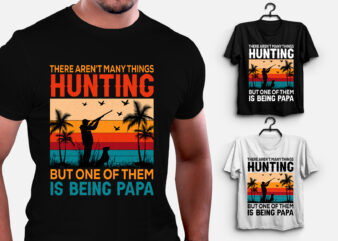 Hunting Papa T-Shirt Design