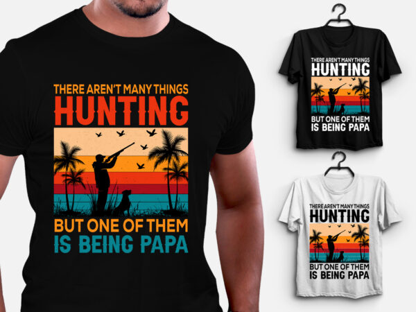 Hunting papa t-shirt design