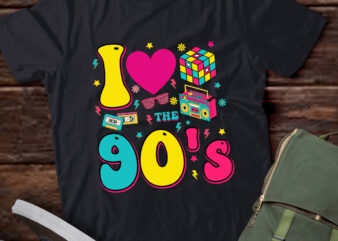 I Love The 90s T Shirt 1990s Fancy Dress 90’s Party Costume Tee LTSD7