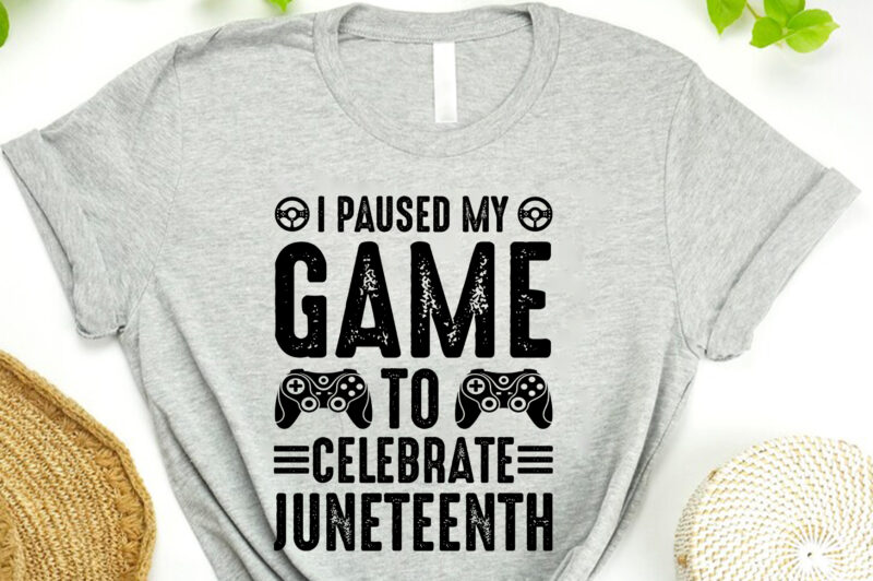 Juneteenth day t-shirt design bundle Black