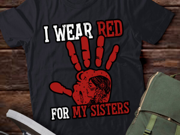 I wear red for my sisters no more stolen sisters american native lts-d (1) t shirt design for sale