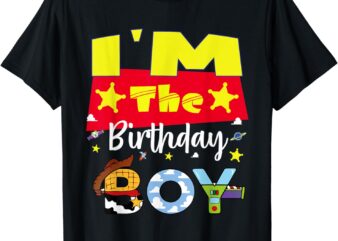 I’m The Birthday Boy Toy Familly Matching Story T-Shirt