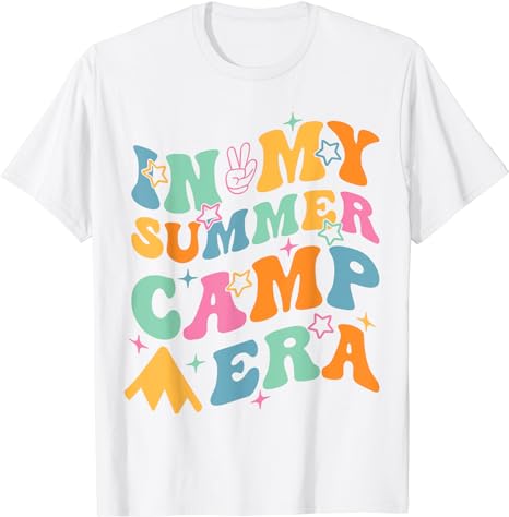 In My Summer Camp Era Shirt Retro Summer Camper Women T-Shirt