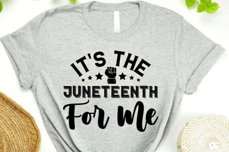 Juneteenth day t-shirt design bundle Black