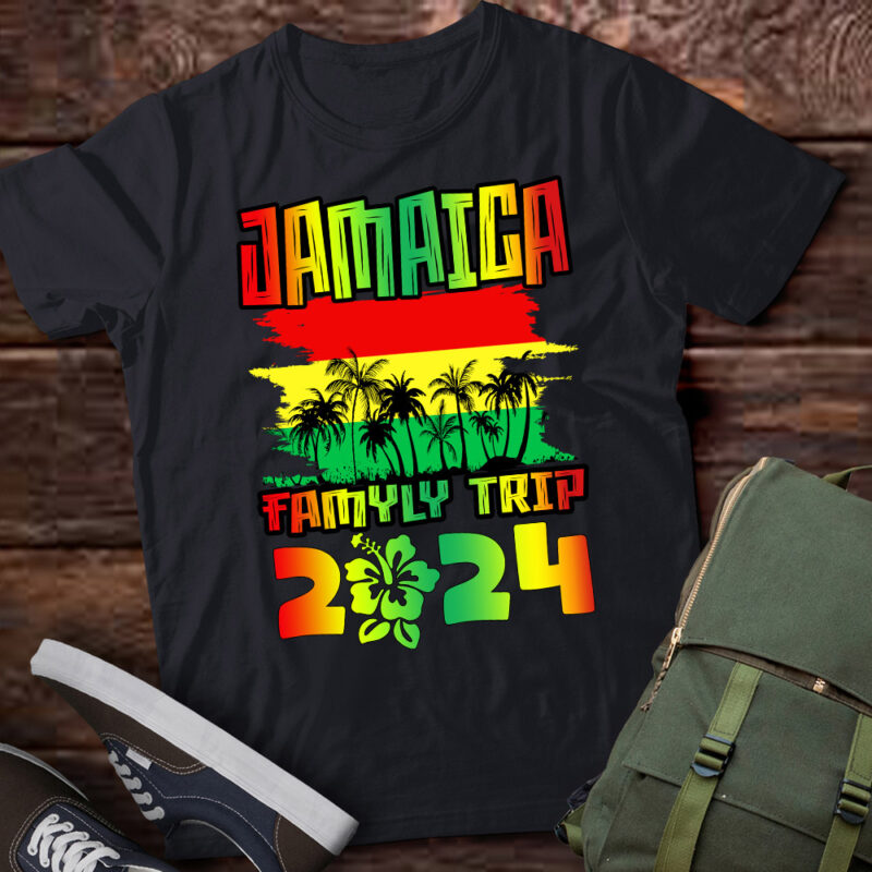 Jamaica Family Trip 2024 Jamaican Caribbean Beach Vacation T-Shirt ltsp