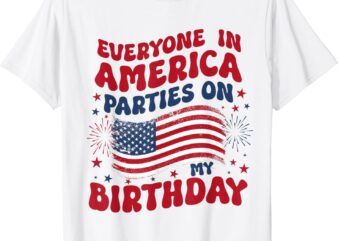 July 4th Birthday T-Shirt