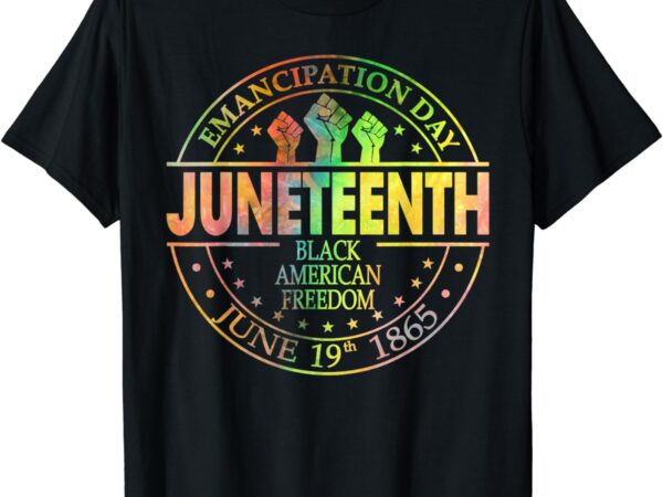 Juneteenth african american freedom black history june 19 t-shirt