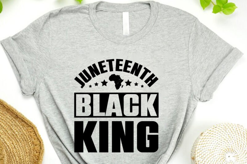 Juneteenth day t-shirt design bundle Black