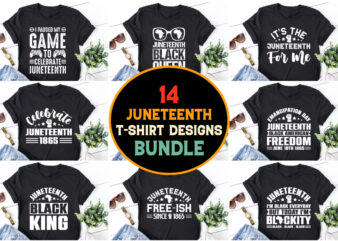 Juneteenth Day T-Shirt Design Bundle