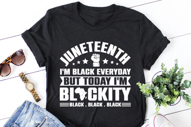 Juneteenth Day T-Shirt Design Bundle