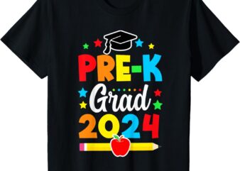 Kids Pre-K Grad 2024 Preschool Graduation 2024 T-Shirt