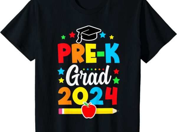 Kids pre-k grad 2024 preschool graduation 2024 t-shirt